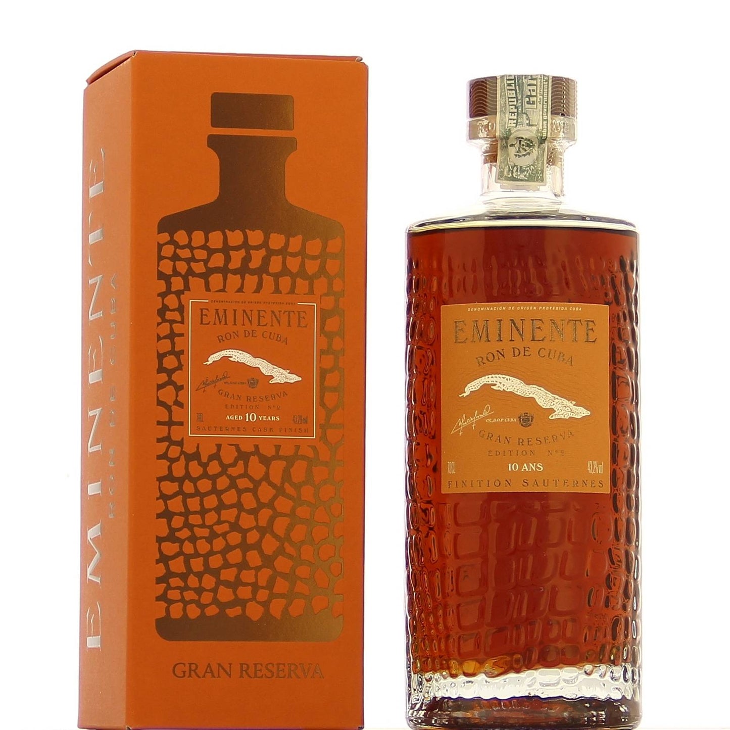 Eminente Reserva 10 ans Édition n°2 43,2°, 70cl