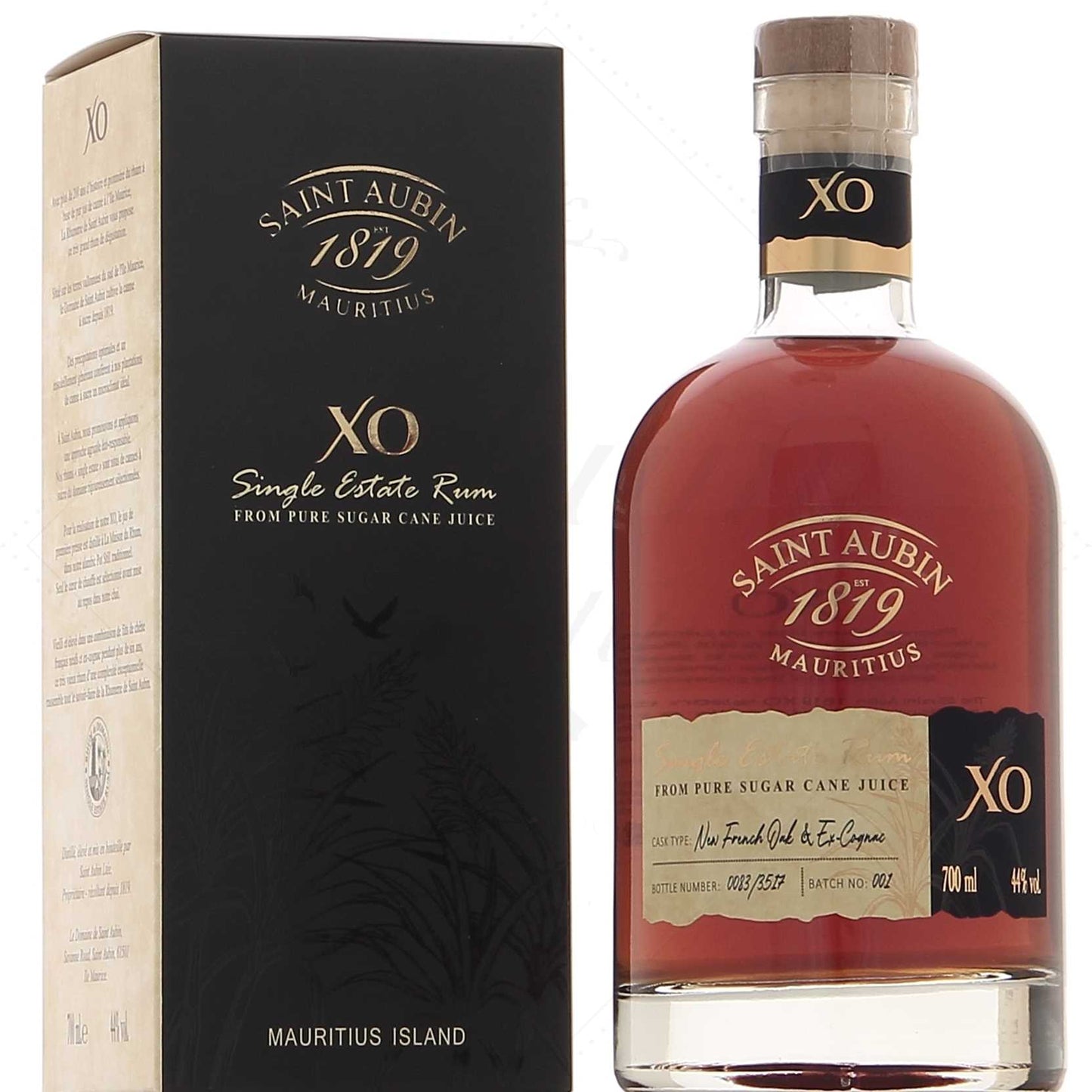 Saint Aubin 1819 XO 44°, 70cl