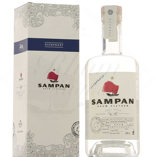 Sampan Blanc Overproof 54°, 70cl