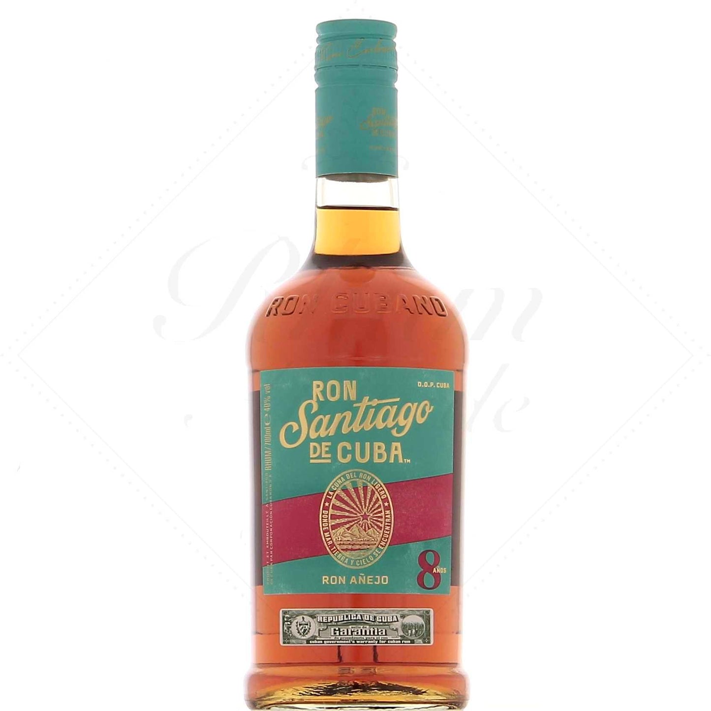 Santiago De Cuba 8 ans 40°, 70cl