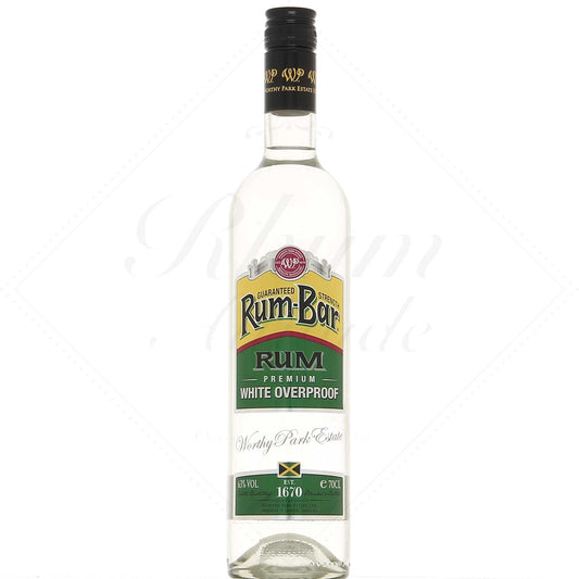 Worthy Park Rum Bar White Overproof 63°, 70cl *** Best Rum 2025 SF World Spirits Competition (Copie)