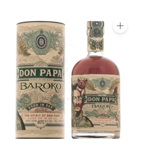 Don Papa Baroko 40° avec étui, 70cl