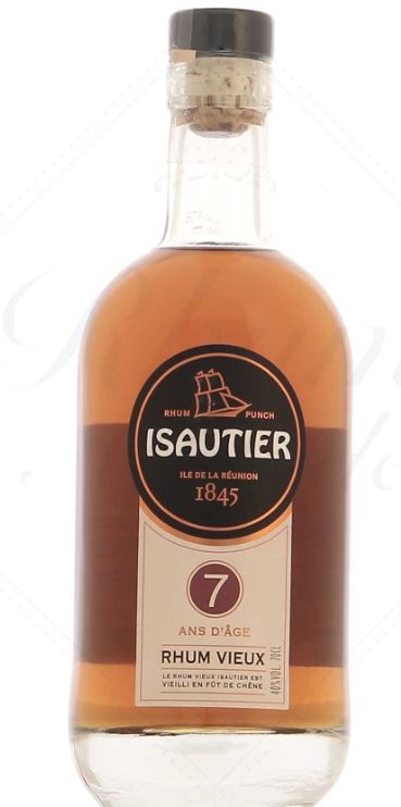 Isautier Rhum Vieux 7 ans 40°, 70cl