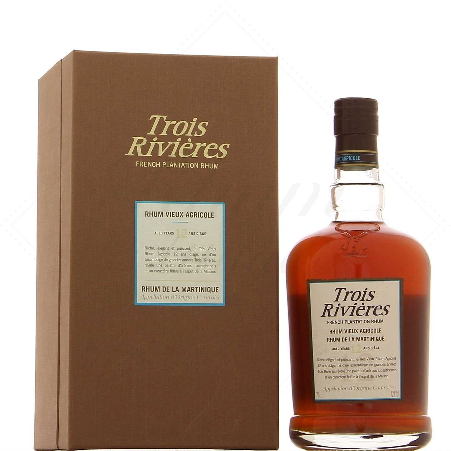 Trois Rivières 12 ans 42°, 70cl