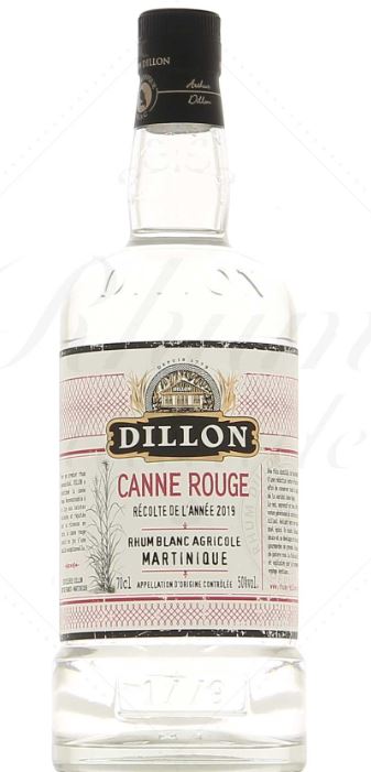 Dillon Rhum Blanc Canne Rouge 2019 50°, 70cl