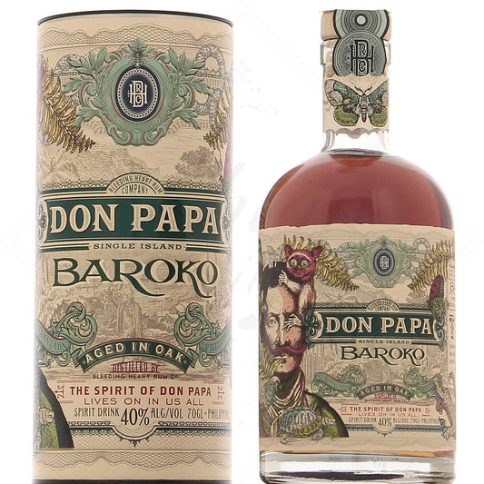 Don Papa Baroko 40° avec étui, 70cl