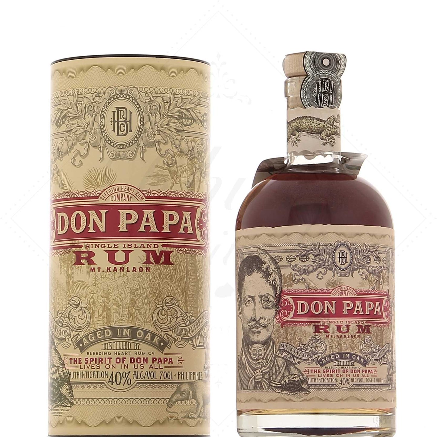 Don Papa Rum 7 ans avec étui 40°, 70cl