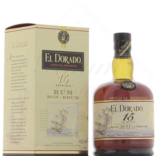 El Dorado 15 ans 43°, 70cl