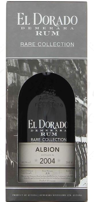 El Dorado Rare Collection Albion 2004 60,1°, 70cl *** Coup de Coeur
