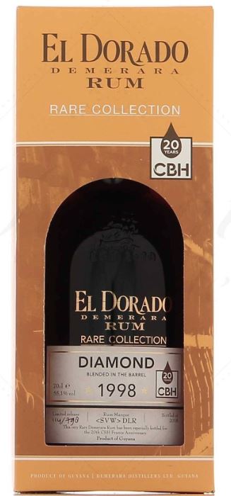 El Dorado Rare Collection Diamond 1998 55,1°, 70cl *** Coup de Coeur