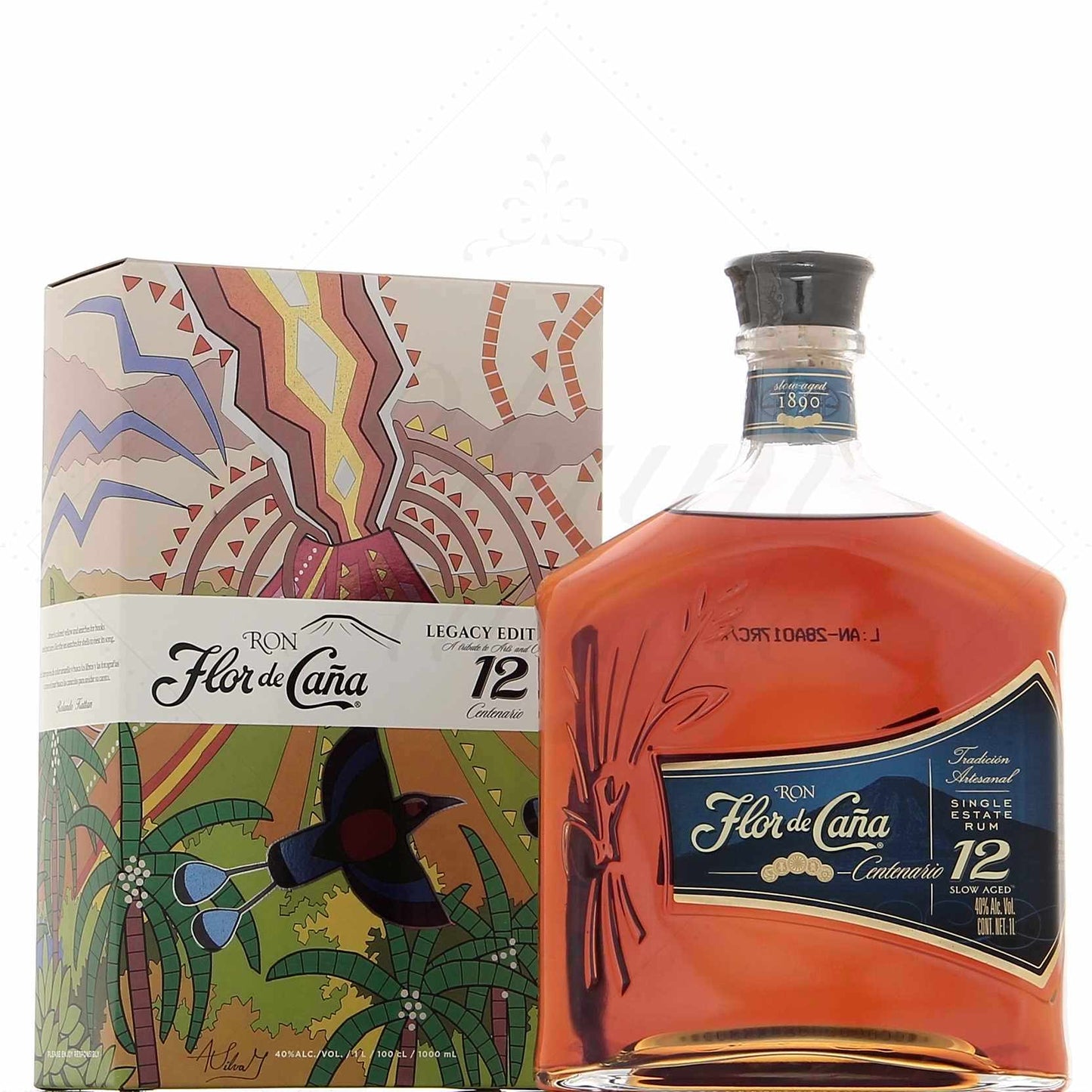 Flor de Caña Centenario 12 ans 40°, 1L