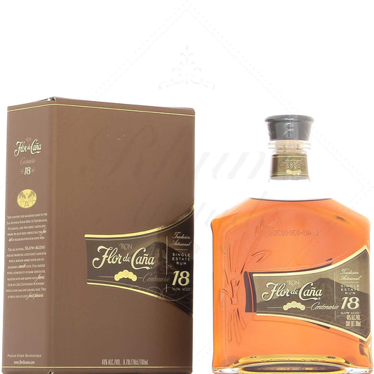 Flor de Caña Centenario 18 ans 40°, 70cl