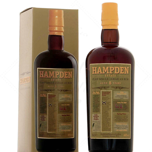 Hampden 8 ans 46°, 70cl