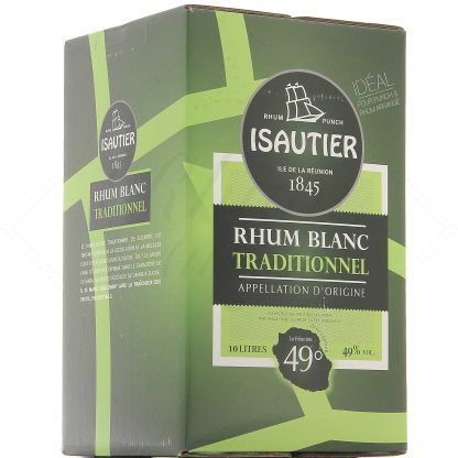 Isautier Blanc Traditionnel 49° – Cubi BIB Bag-In-Box 10 litres