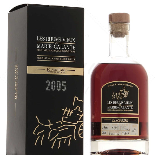 Les Rhums Vieux de Marie–Galante Bielle 2005 Single Cask 55,9°, 70cl