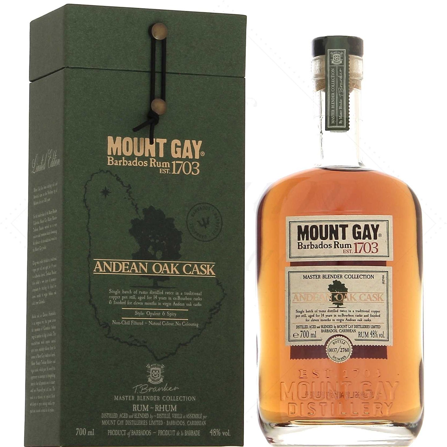 Mount Gay Andean Oak 48°, 70cl