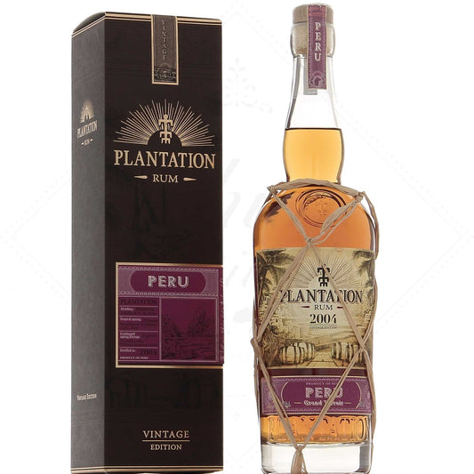 Plantation Rum 2004 Pérou 43,5°, 70cl *** Rupture définitive