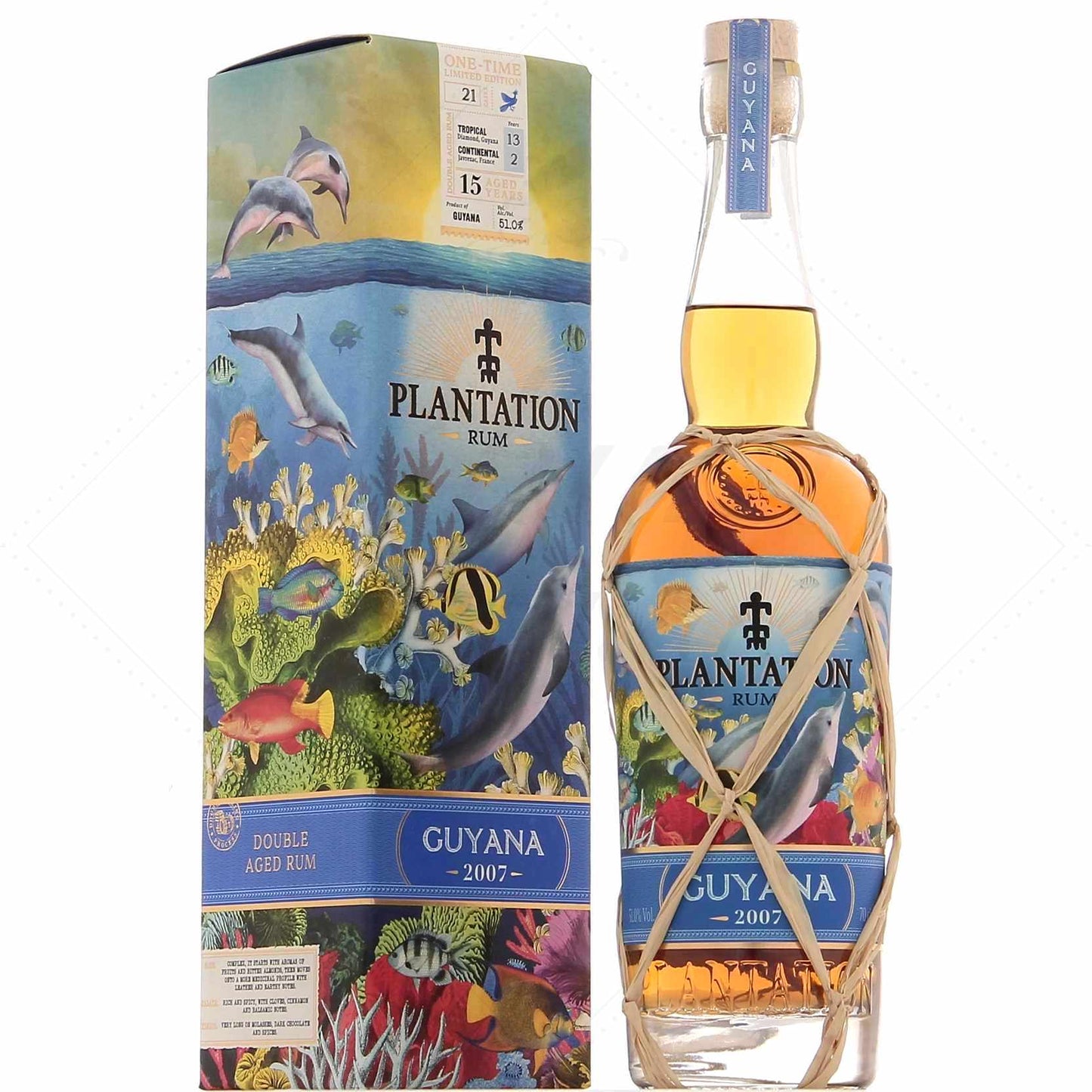 Plantation Rum 2007 Guyana 51°, 70cl