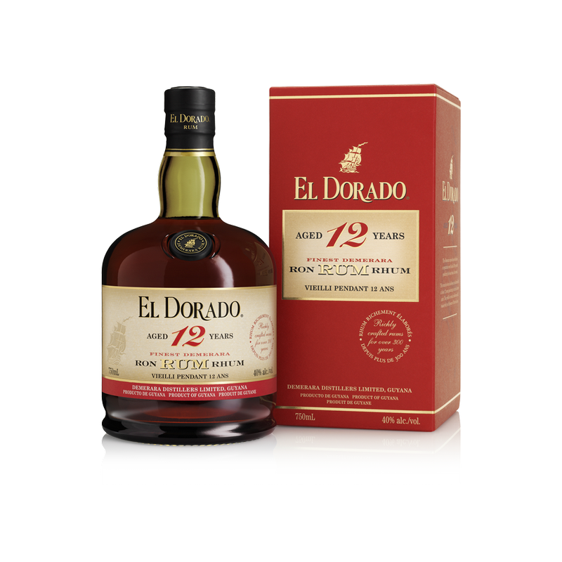 El Dorado 12 ans 40°, 70Cl ** Coup de Coeur