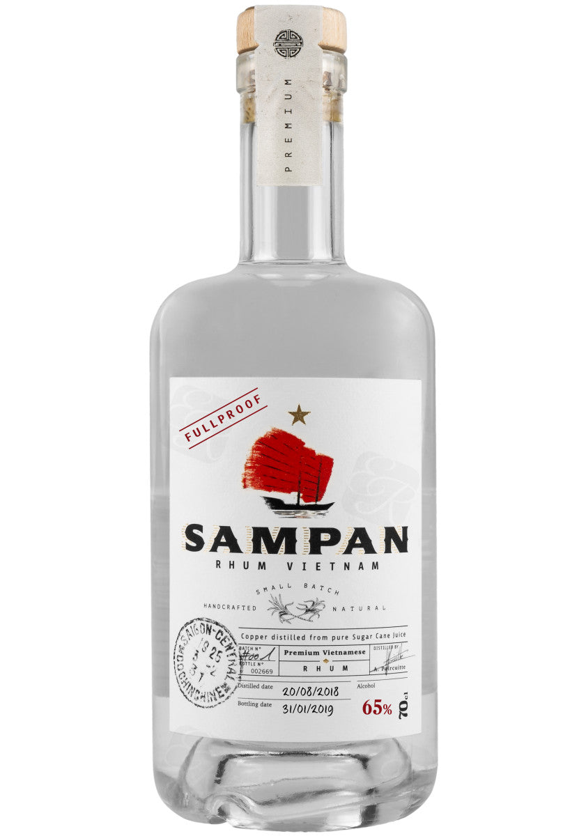 Sampan blanc Full Proof 65°, 70cl