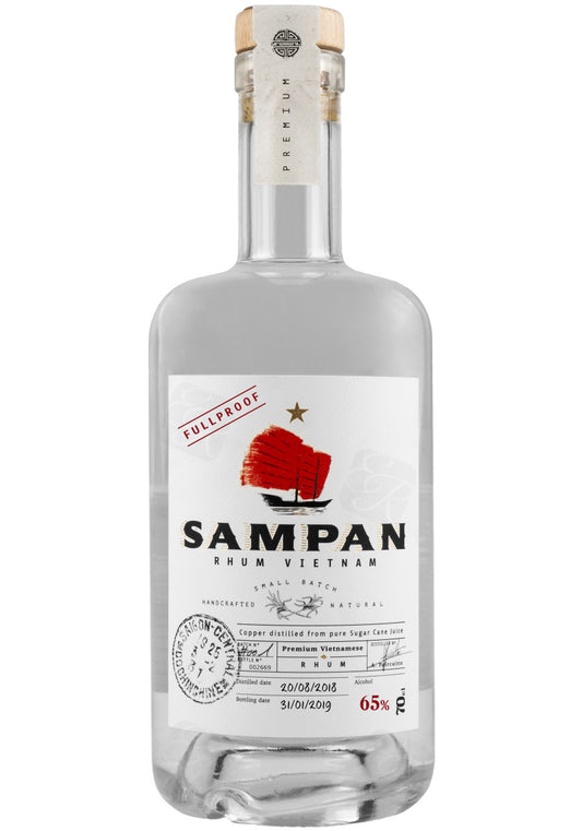 Sampan blanc Full Proof 65°, 70cl